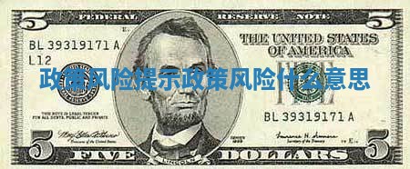 政策风险提示 政策风险什么意思